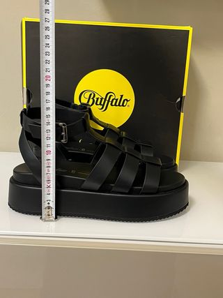 Sandali Buffalo Neri Tg 40