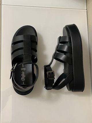 Sandali Buffalo Neri Tg 40