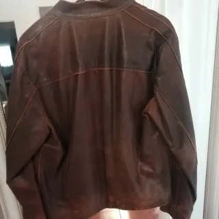 Chaqueta símil cuero envejecido Springfield hombre