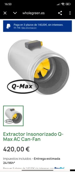 Extractor Q Max 200/1120