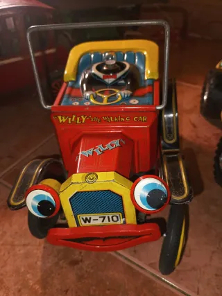 Coche de Juguete Willy Antiguo no se cómo funciona