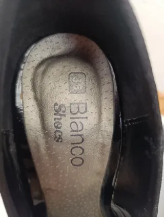 Zapato salón tacón lazo negro talla 36