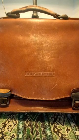 Maletín Piel Rouster Lid Marrón
