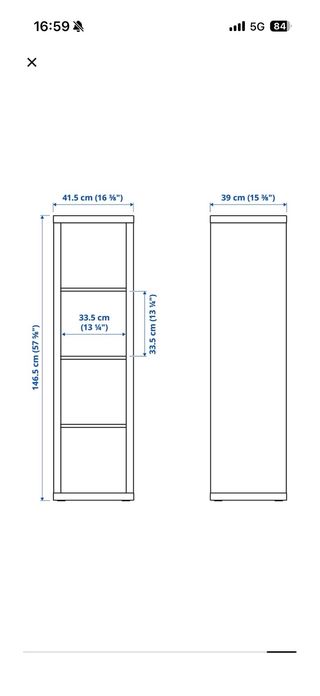 Estantería Kallax Ikea Blanca