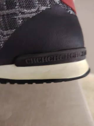 Zapatillas Carolina Herrera Negras y plateadas