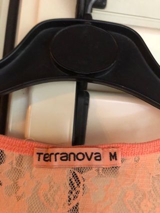 Canotta Terranova pizzo schiena