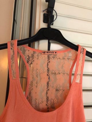 Canotta Terranova pizzo schiena