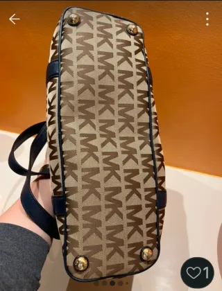 Borsa Michael Kors marrone e blu