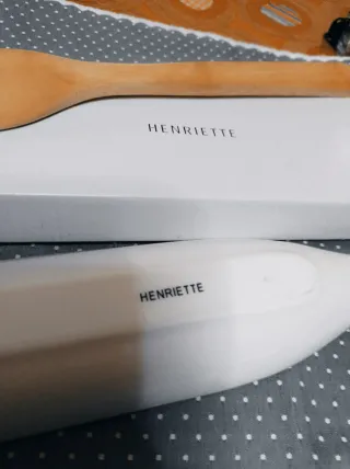 Cucchiaio legno con porta mestolo ceramica