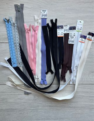 Lotto 17 cerniere miste vari tipi e colori