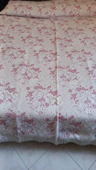 Copriletto Jacquard Matrimoniale Vintage