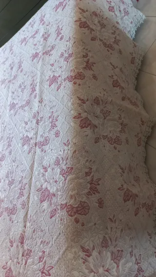 Copriletto Jacquard Matrimoniale Vintage