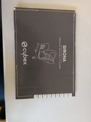 Silla de coche Cybex Sirona 0+/I