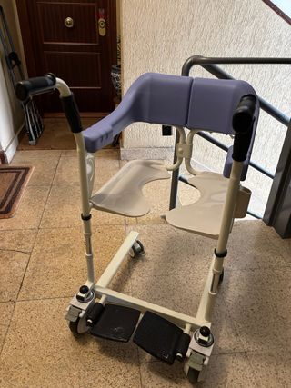 Silla transferencia, silla baño, inodoro,autoservi
