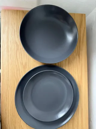 Set 18 Piezas Vajilla Fargklar Gris