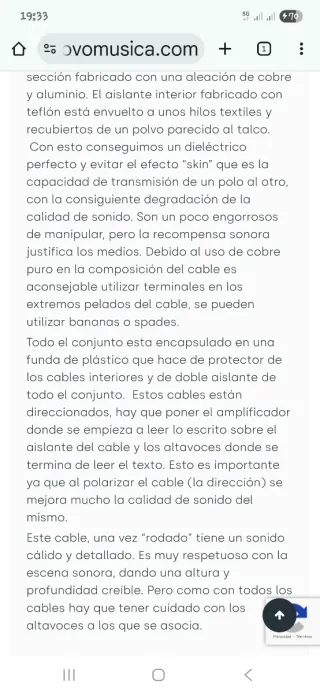 Cables JPS Audio Alta Gama