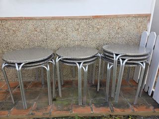 Lote 10 Mesas Terraza Metal