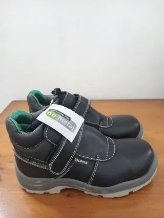 Botas de seguridad negras con velcro