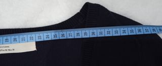 Cárdigan Zara Azul Marino Talla M