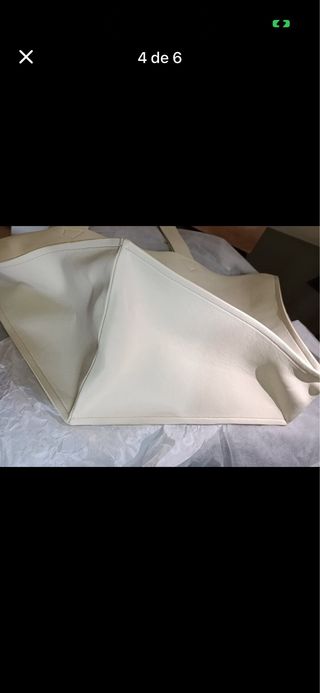 Bolso Adolfo Domínguez Beige Nuevo