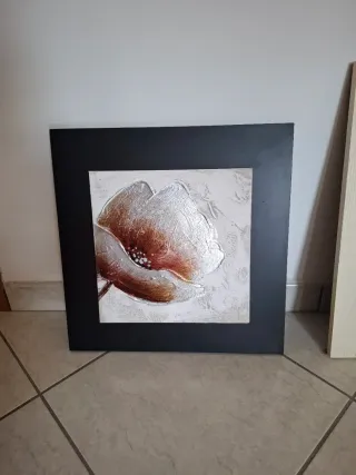 Set 2 Quadri Legno Floreali