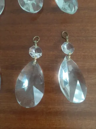 Lágrimas de cristal para lámparas