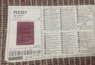 Alfombra Ikea 133x195 cm