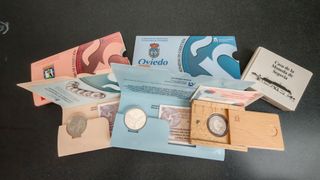 1 Oz Plata Pura FNMT 3 Monedas Proof Oviedo Madrid