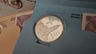 1 Oz Plata Pura FNMT 3 Monedas Proof Oviedo Madrid