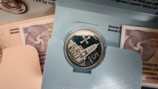 1 Oz Plata Pura FNMT 3 Monedas Proof Oviedo Madrid