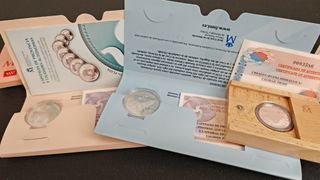 1 Oz Plata Pura FNMT 3 Monedas Proof Oviedo Madrid