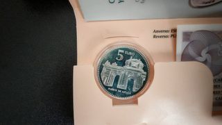 1 Oz Plata Pura FNMT 3 Monedas Proof Oviedo Madrid