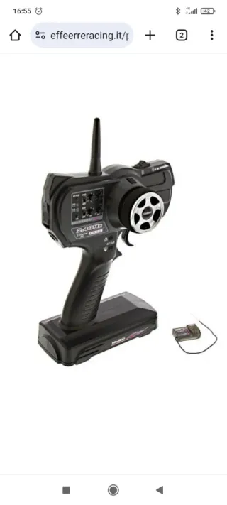 Radiocomando 3 canali 2.4ghz con ricevente FHSS