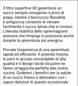 Home Star Estrattore centrifuga Frutta HS-JE250