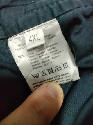 Pantaloncini uomo corti tasche 4XL Cotone