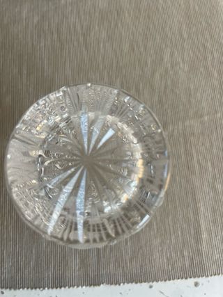 6 Vasos Cristal Bohemia Tallados