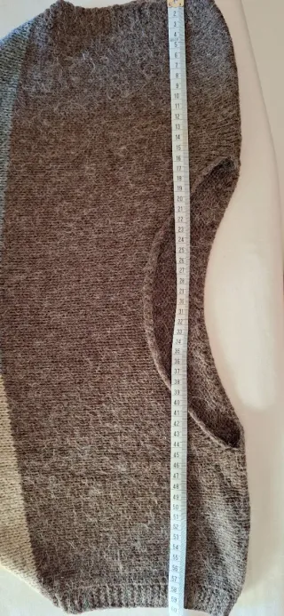 Abito maglia midi senza maniche