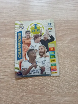 Carta Champions Real Madrid 21/22