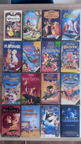Colección Películas Disney VHS