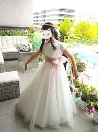 Vestido de Comunión Lola Rosillo Blanco