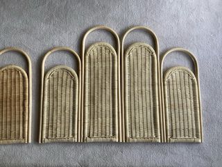 Dos Cabeceros individuales de ratán