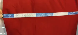 Falda flamenca rojo con volantes