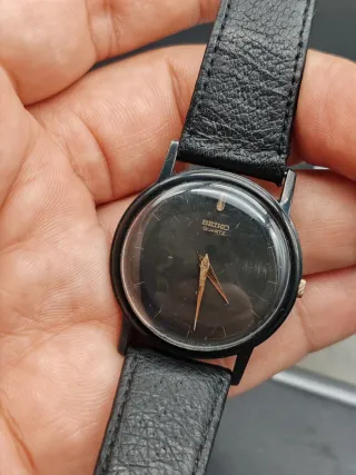 Orologio SEIKO Quartz Vintage Total Black