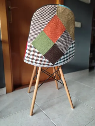 Pareja Sillas Comedor Patchwork