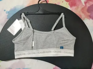 Bralette Calvin Klein Gris Talla S