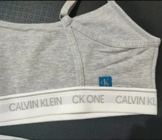 Bralette Calvin Klein Gris Talla S