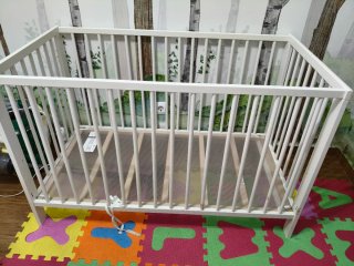 Cuna blanca infantil