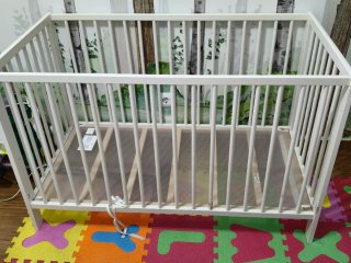 Cuna blanca infantil