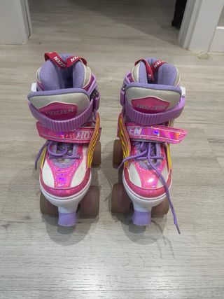 Patines 4 ruedas. Niña Talla 28-31. Con Luces