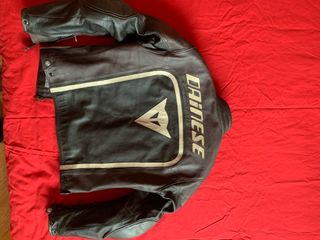Chaqueta Cuero Moto Dainese Talla S